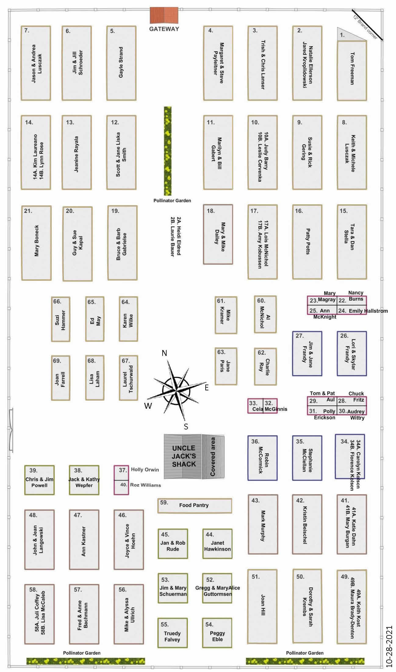 2022 Site Map wNames 102821